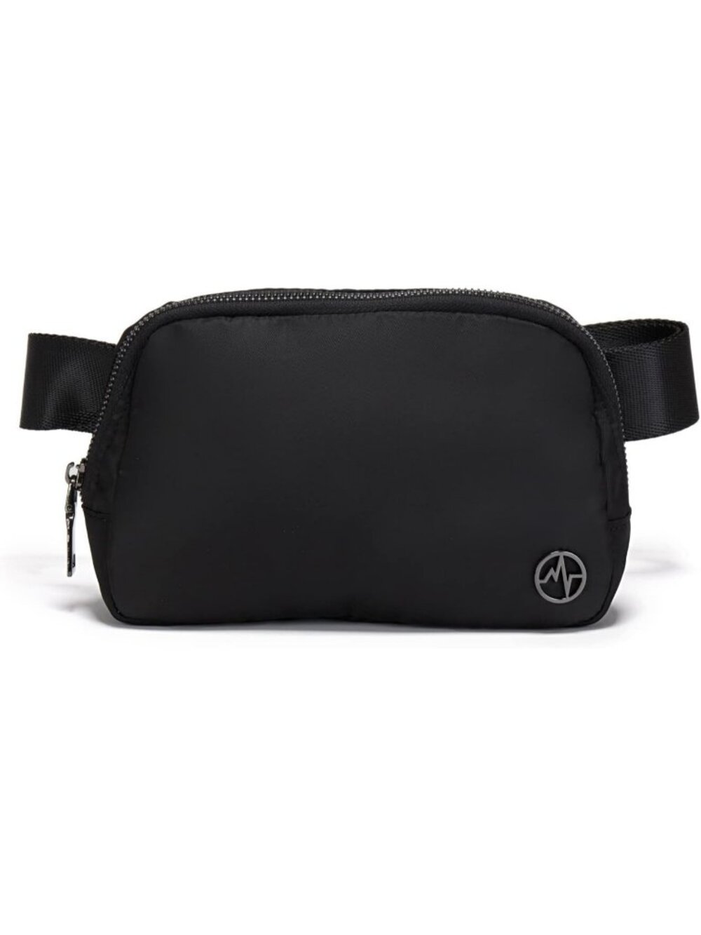 Women's Black 1L Fanny Pack Belt Bag Crossbody Adjustable Strap For Travel